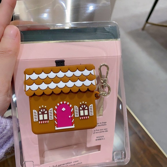 kate spade Other - Kate Spade Gingerbread House Silicon airpod case